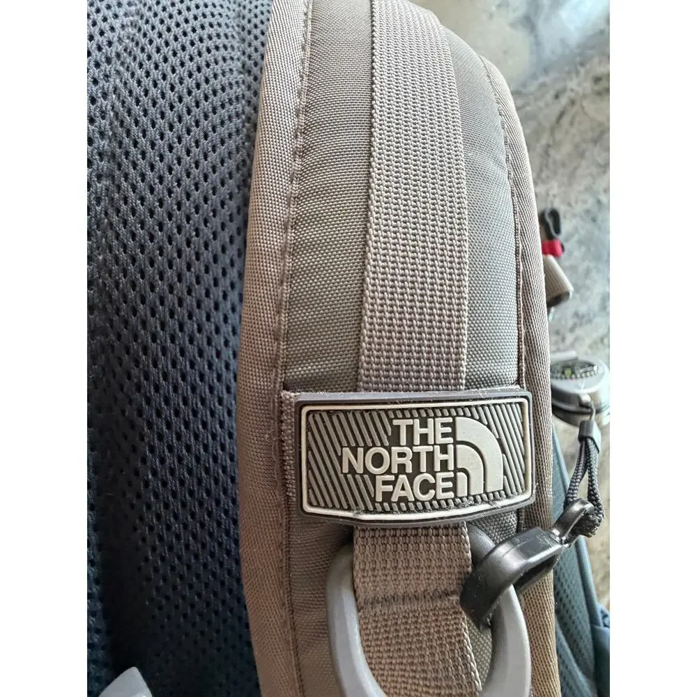 The North Face Amira Hiking Backpack Gray Blue Daypack Hydration Outdoor Pack